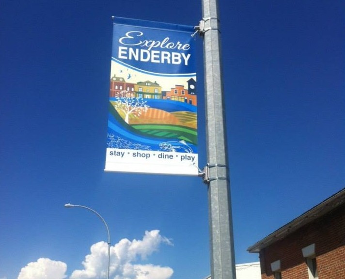 Enderby debuts new street banners