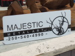 Majestic Metal Art sign