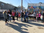 Crowd Gathers at Enderby Community Clean Up in 2015