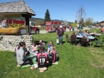 Volunteers Enjoy Some BBQ After Enderby Community Clean Up Day