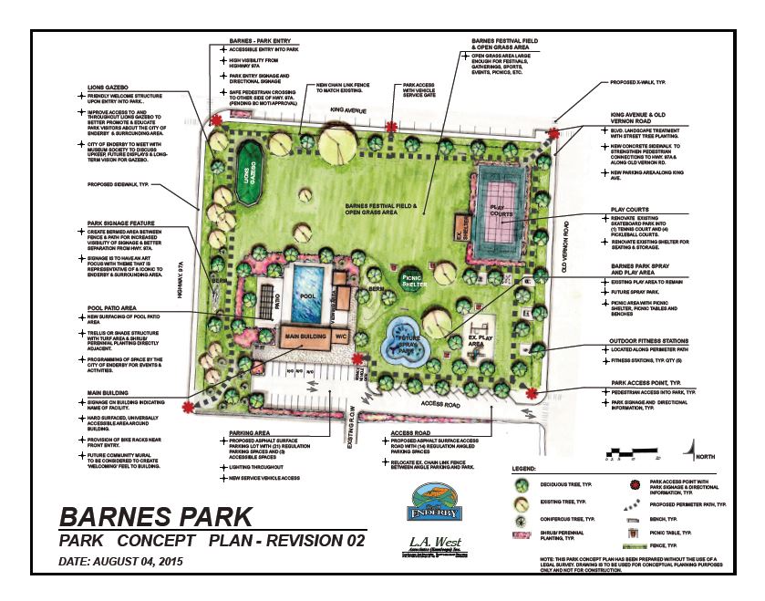 Barnes Park Concept Plan Image