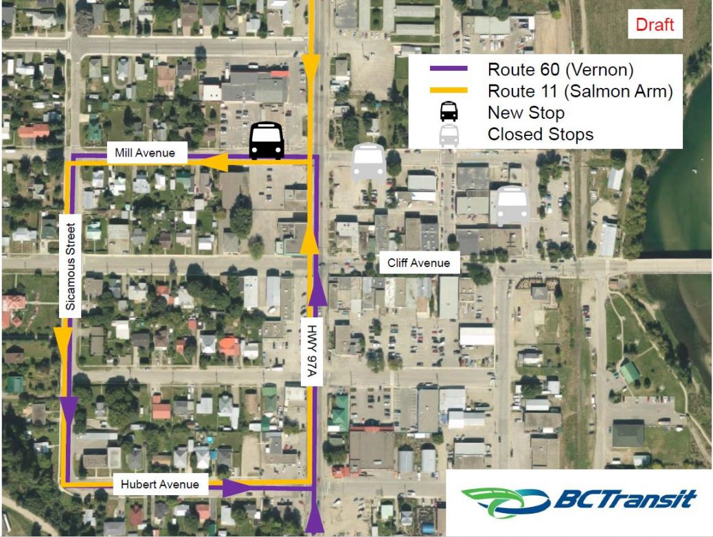 Bus Stop New Route