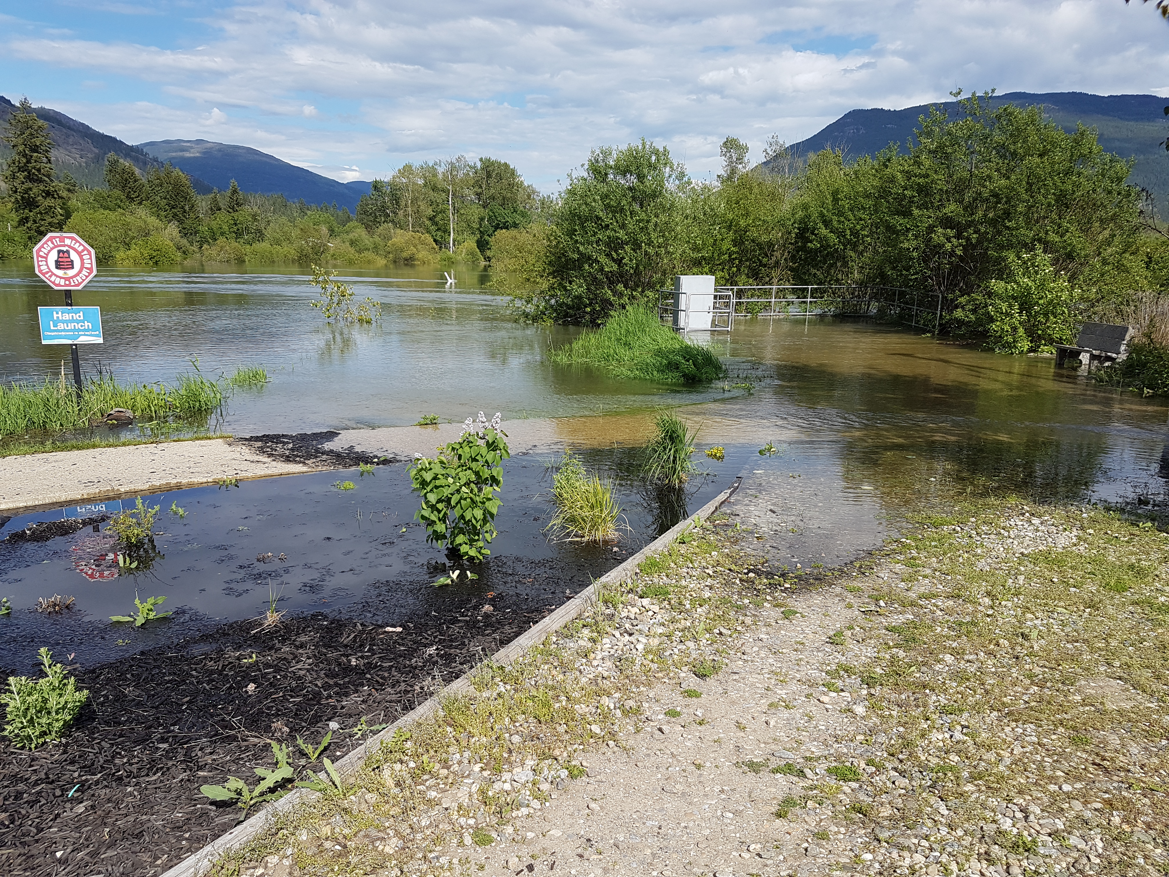 Enderby Flooding May 20 2018 Lookout