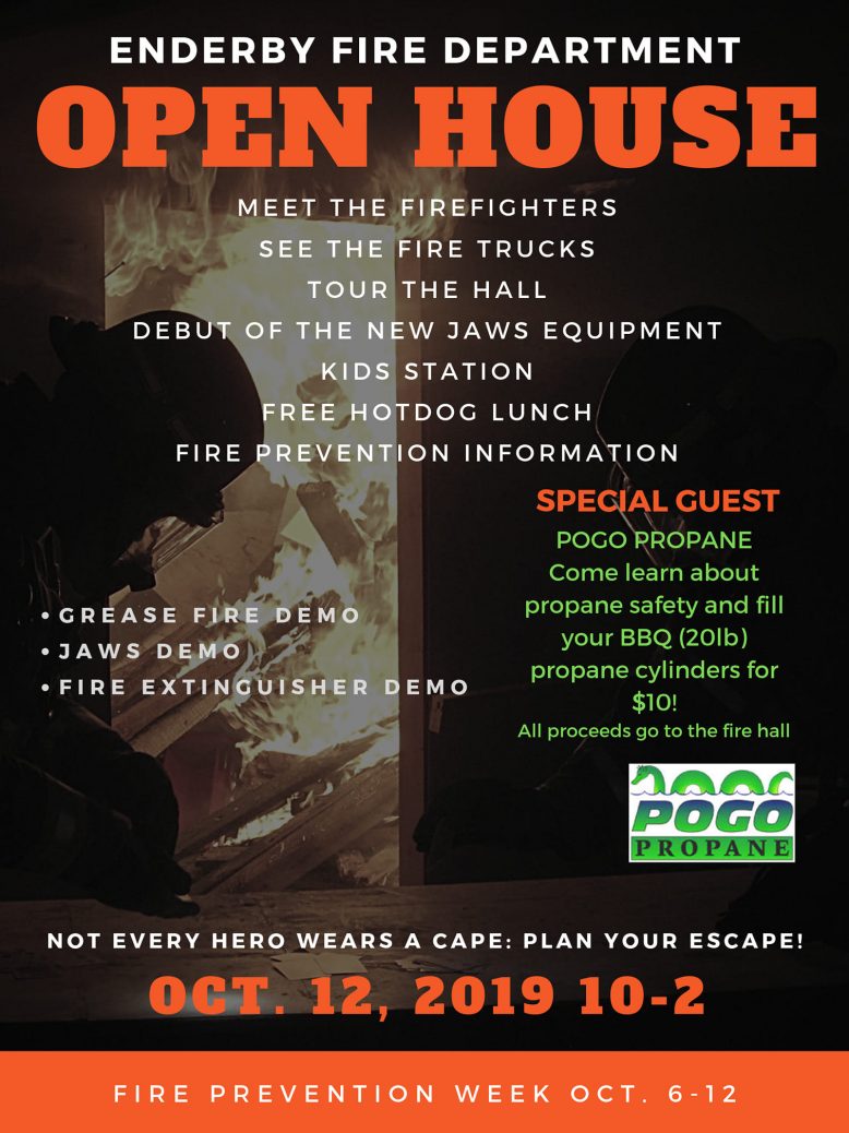 Enderby Fire Dept Open House October 2019