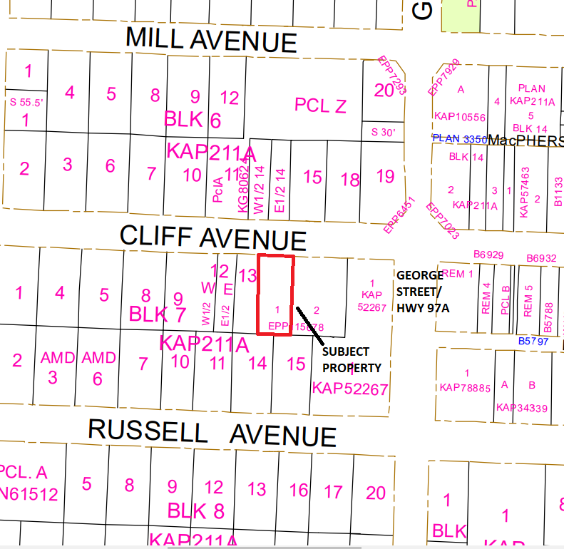 Subject Property map