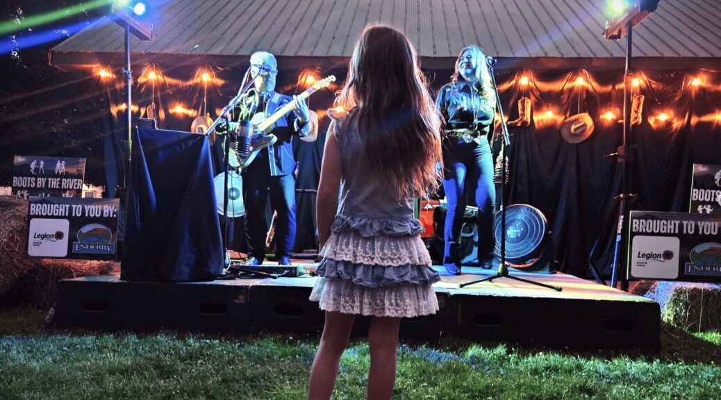 Boots by the River Girl & Band