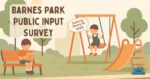 Barnes Park Survey header Speech Bubble