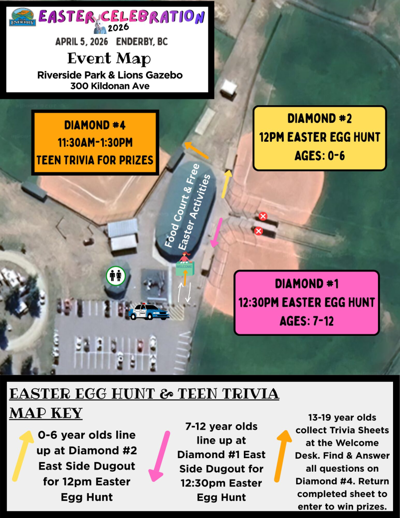 Easter 2026 Event Map