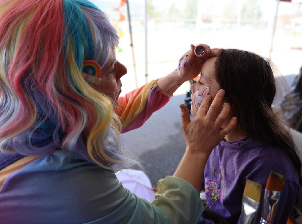 Believe Face Painting Bunny