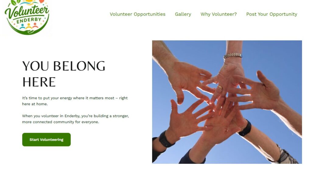Volunteer Enderby Homepage