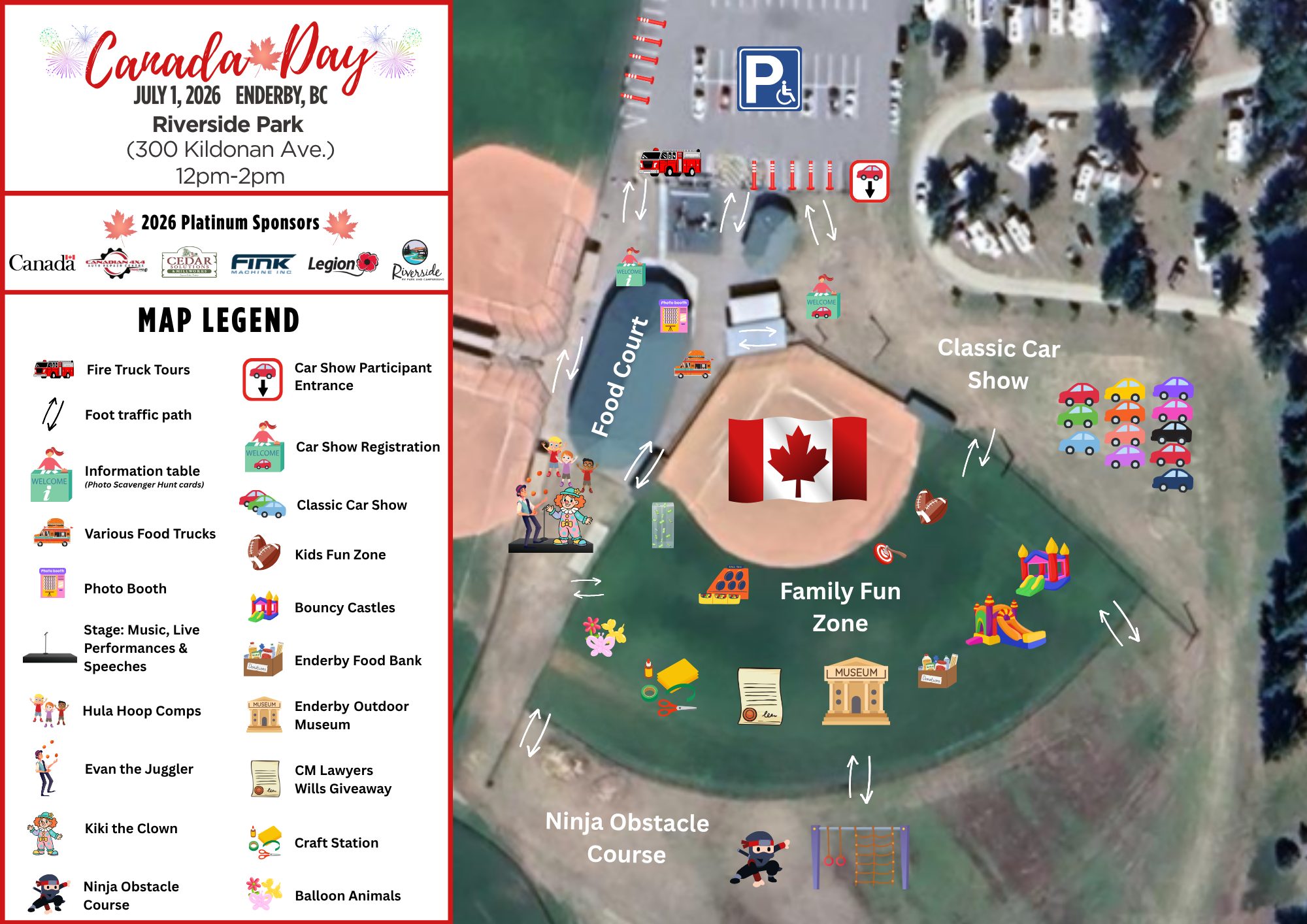 Canada Day Event Map no QR website