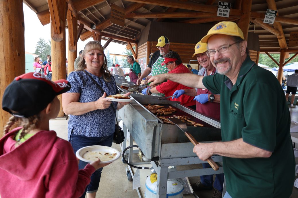 Lions Pancake Breakfast serving
