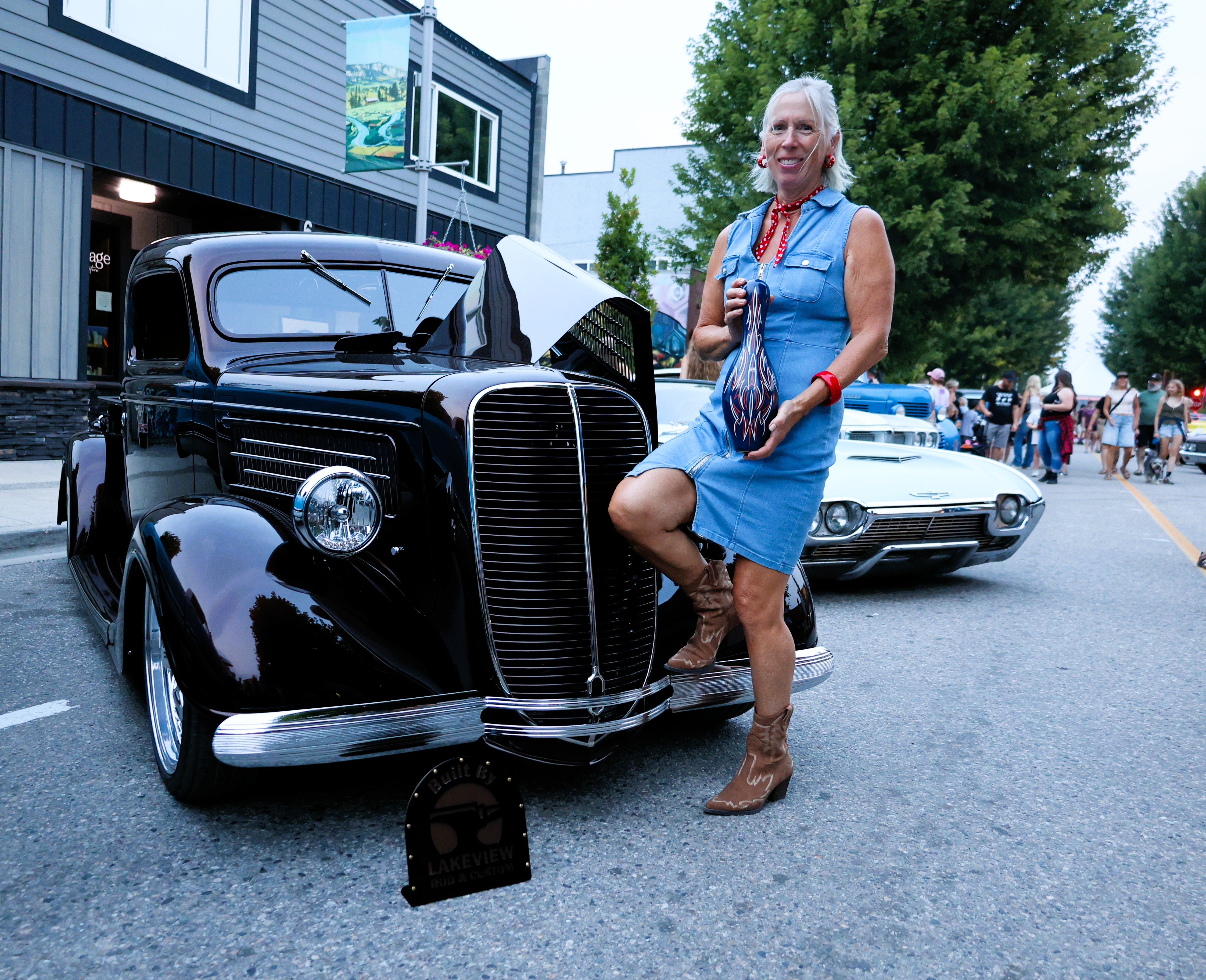 2nd place Monica Fitzl 1937 Ford