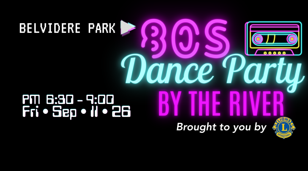 80s Dance Party Wordpress Header