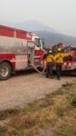 Firefighters at Bradley Creek Wildfire Deployment